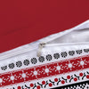 Árbol De Navidad Chalet Reno Rojo Y Blanco Funda Nórdica