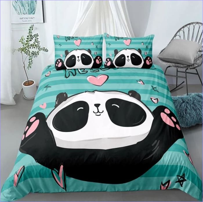 Panda Enamorado Funda Nórdica