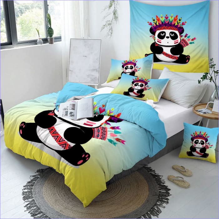 Panda Indio Funda Nórdica