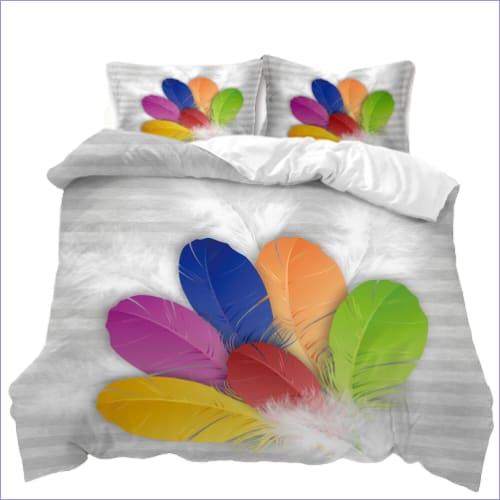 Funda Nórdica Plumas Multicolores