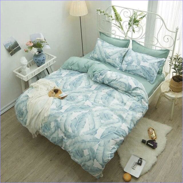 Funda Nórdica Plumas Verdes