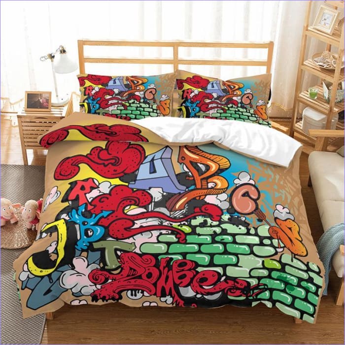 Etiqueta Graffiti Funda Nórdica