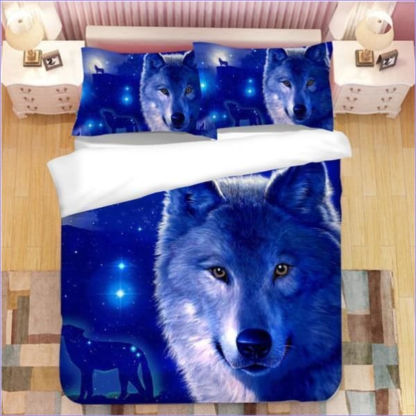 Funda Nórdica Cabeza De Lobo Nocturno