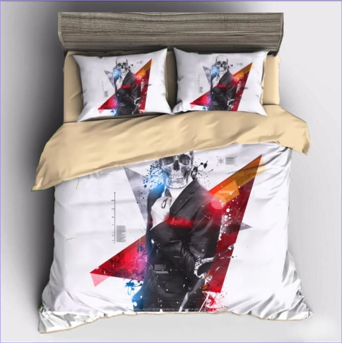 Funda Nórdica Disfraz De Calavera