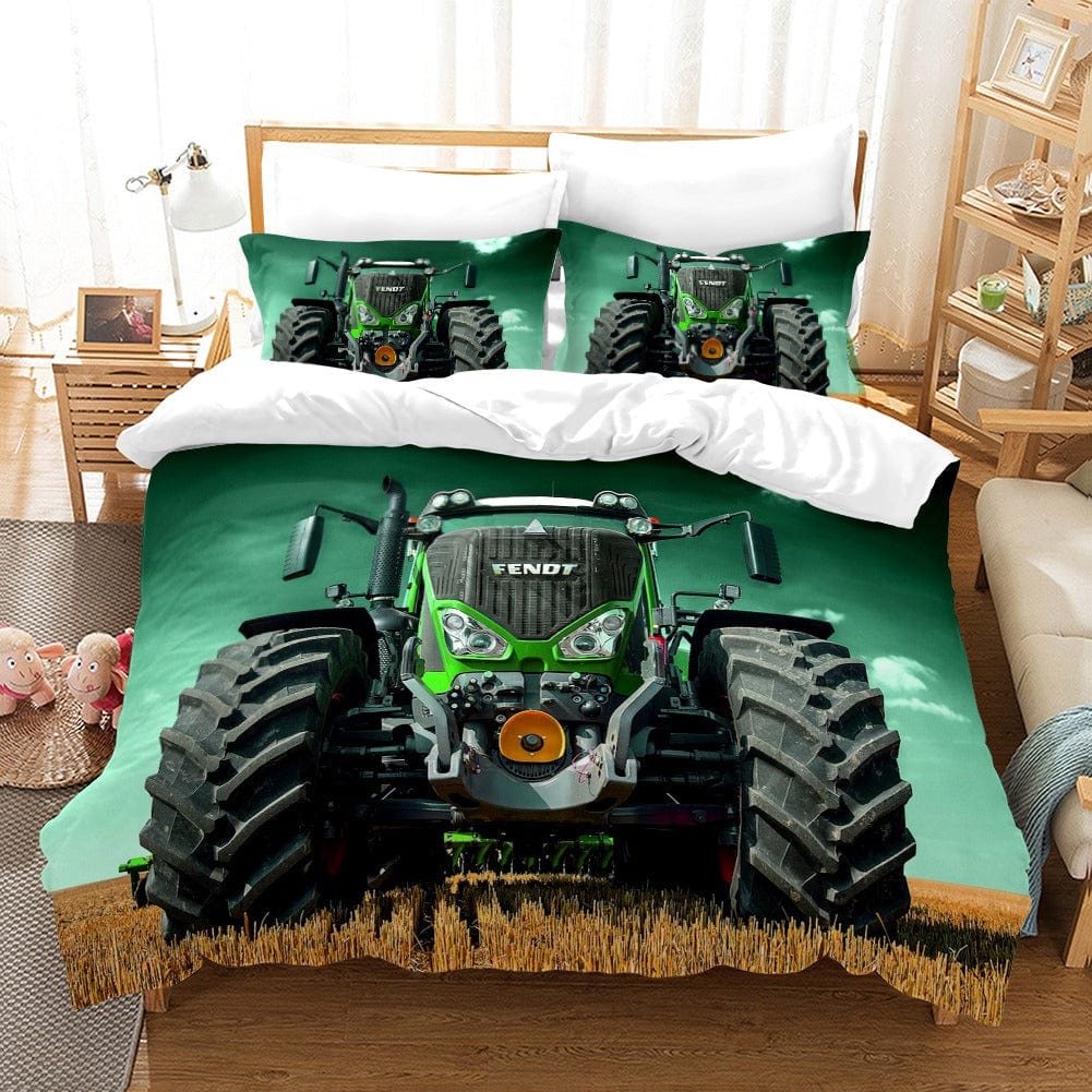 Funda Nórdica Tractor Verde Fendt