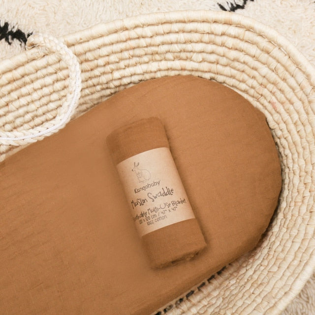 Manta De Bebé Marrón Claro