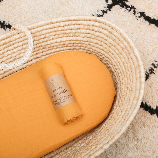 Manta De Bebé Naranja